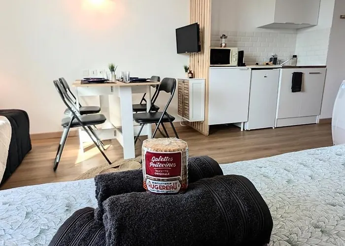 Appartement Futuraqua 1-4p - 10min Du Futuroscope & Parking Chasseneuil-du-Poitou